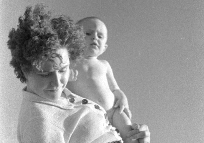 Photo of a woman and a child